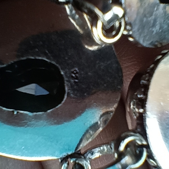 💙Blue/Green Flash Labradorite Bohemian Necklace - Picture 4 of 4